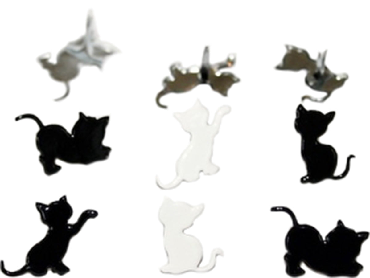Animal theme brads paper fasteners choose deer, cat, dog, rabbit, sloth, koala, owl, llama, flamingo