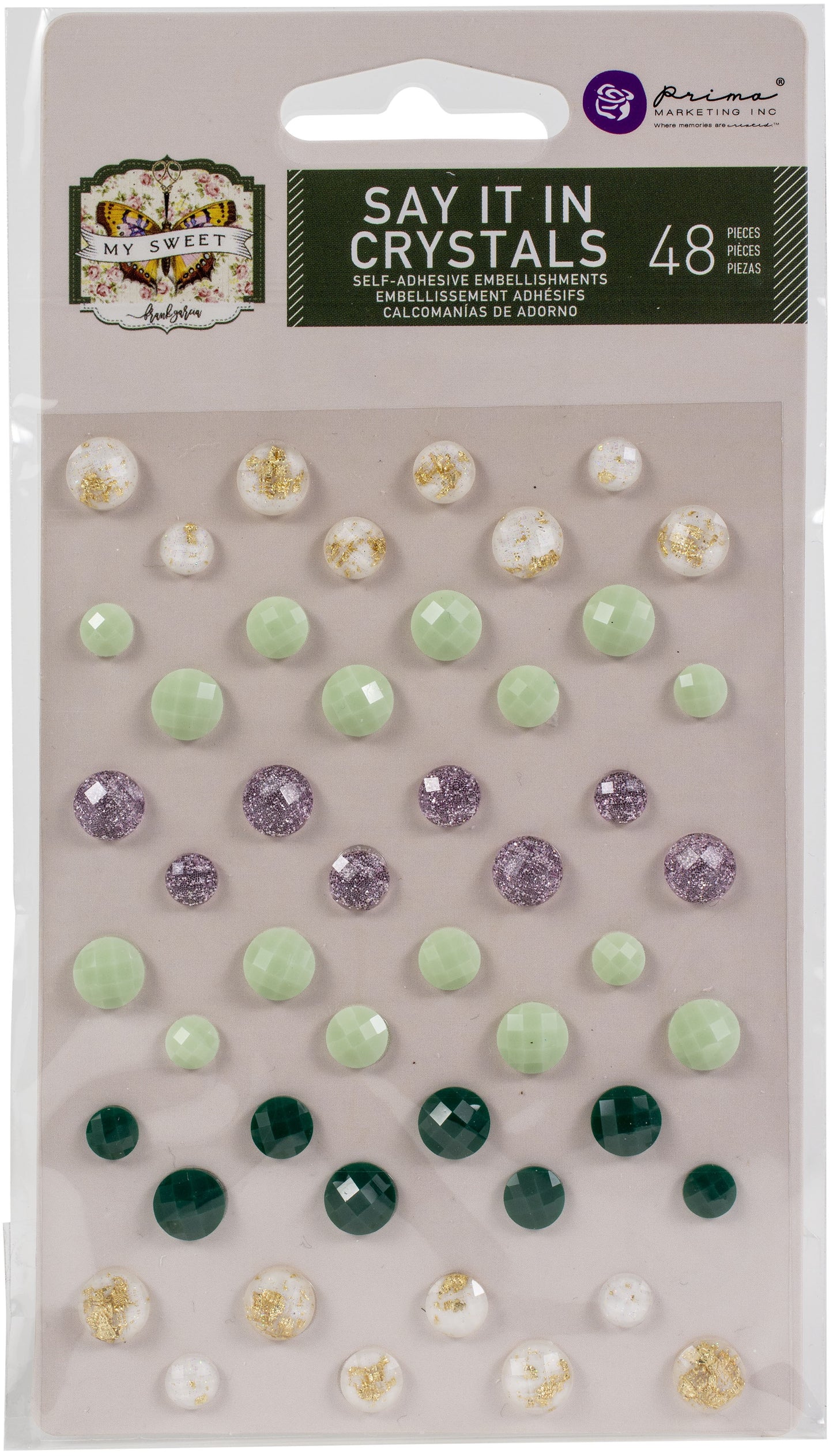 Julie Nutting Prima Marketing Say it in Crystals