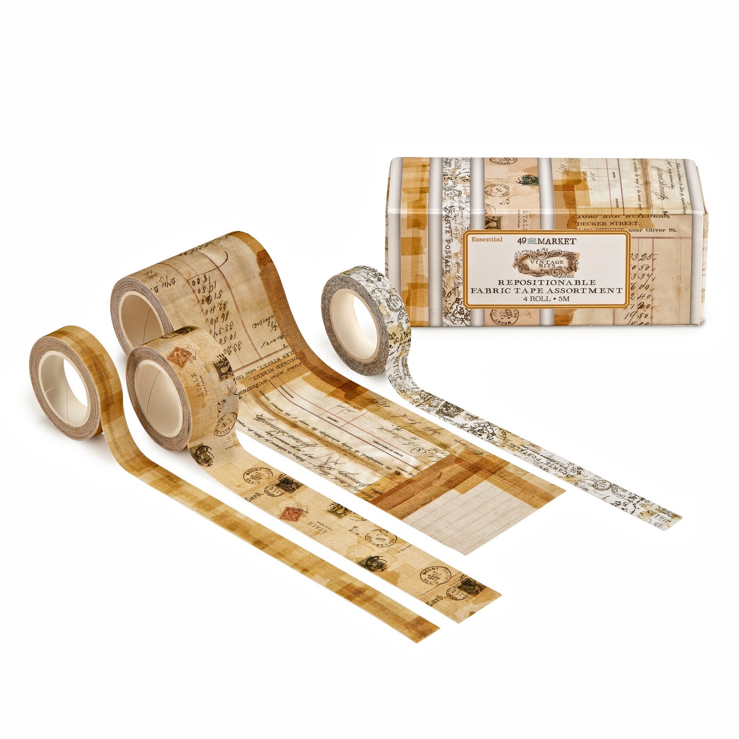 49 and Market repositionable fabric tape