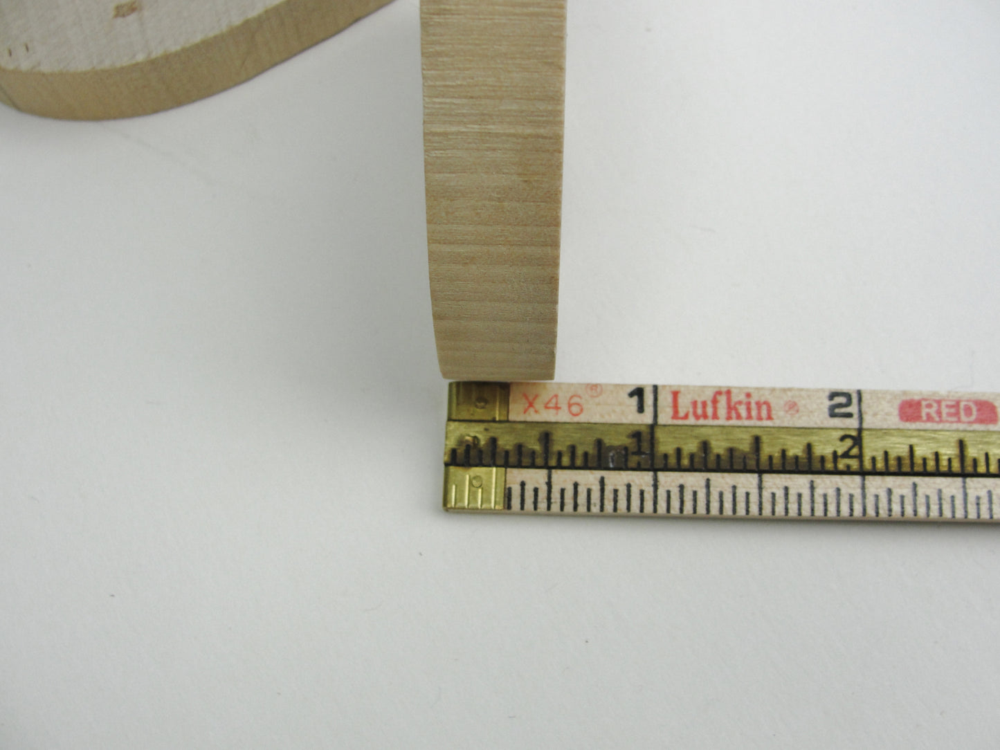 Wooden hearts 2 1/2 inch (2.5") wide 1/2" thick