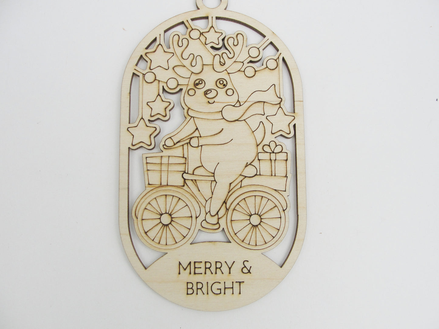 Ornament coloring kit with Crayola brand colored pencils