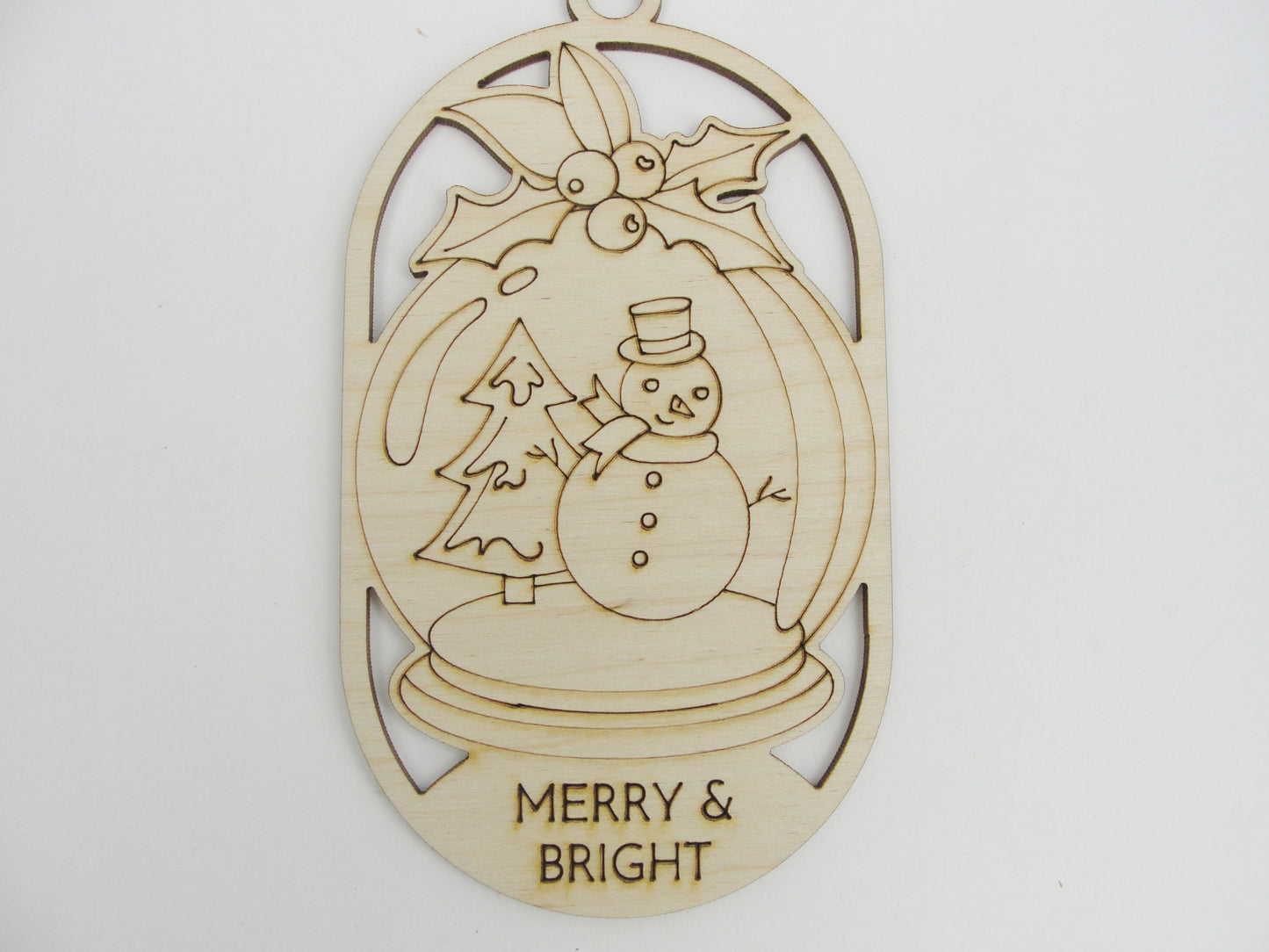 Ornament coloring kit with Crayola brand colored pencils