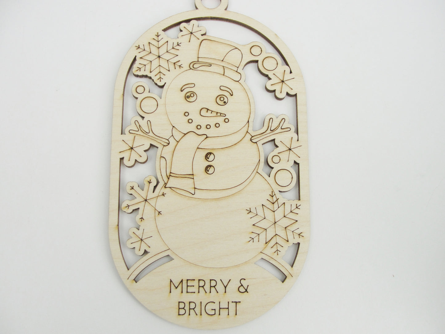 Ornament coloring kit with Crayola brand colored pencils