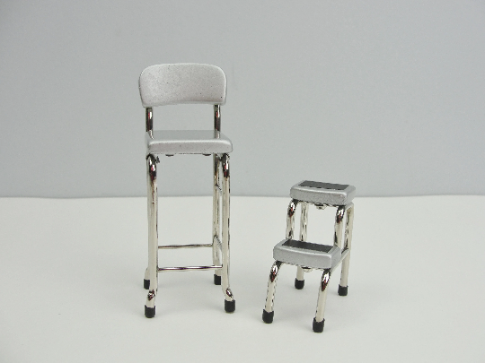 1950s step stool dollhouse furniture choose your color