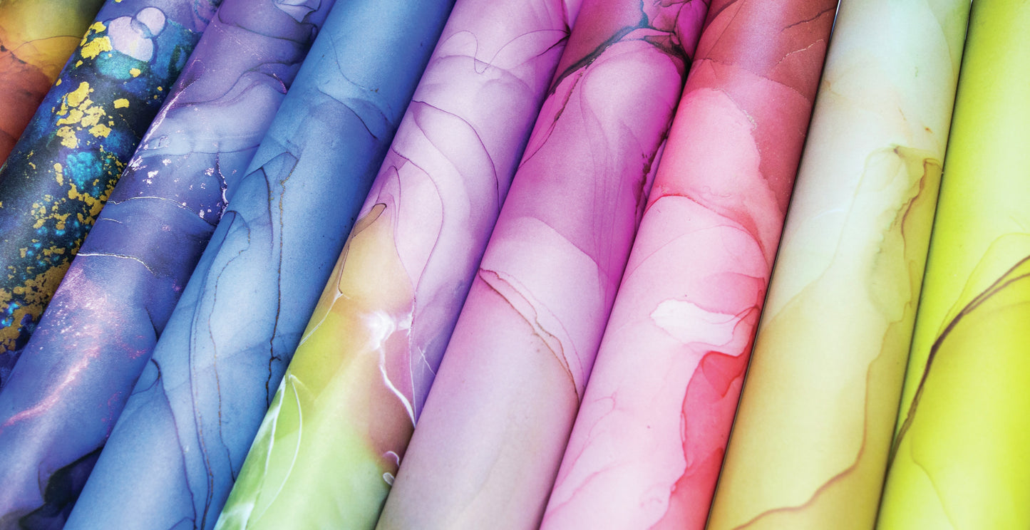 Ink Drops - Vivid 6x6 scrapbook cardstock paper pad Craft Consortium