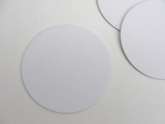 Blank ATC Coin (Artist Trading Coin) chipboard cutouts 2 1/2" set of 10