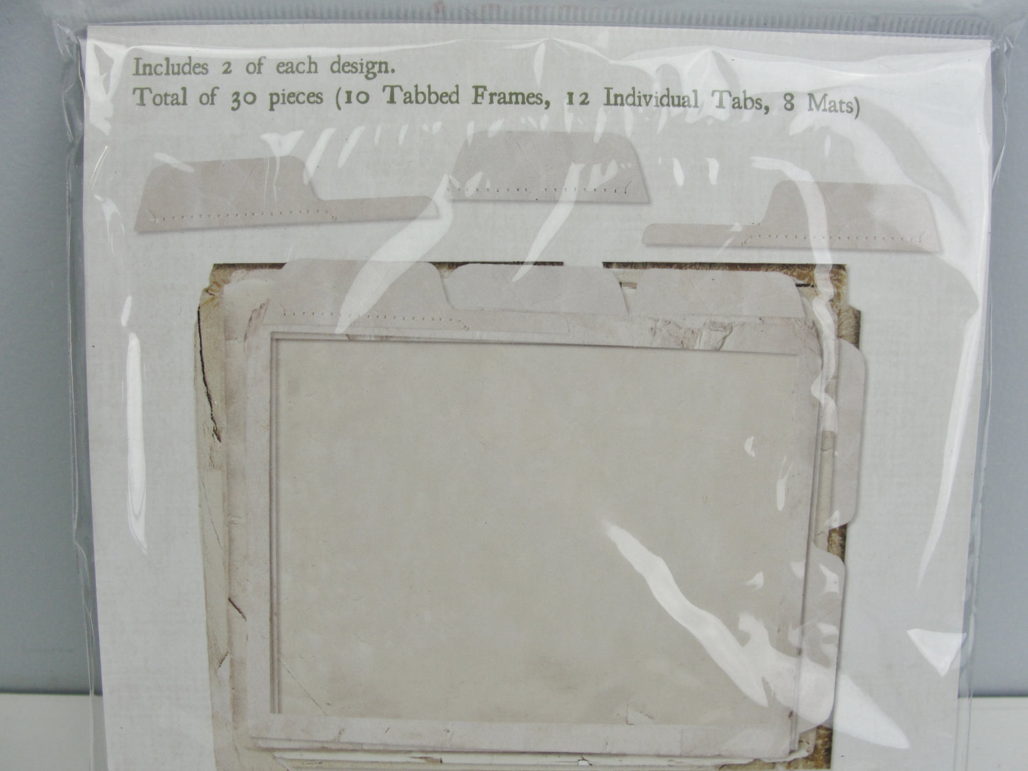 49 and Market cardstock frames for scrapbooking or journaling choose your size
