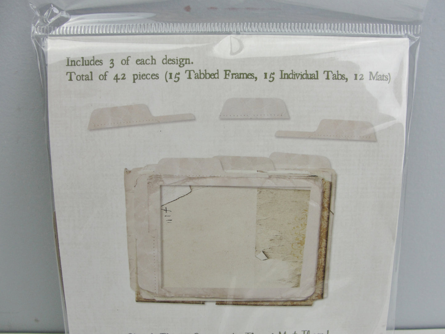 49 and Market cardstock frames for scrapbooking or journaling choose your size