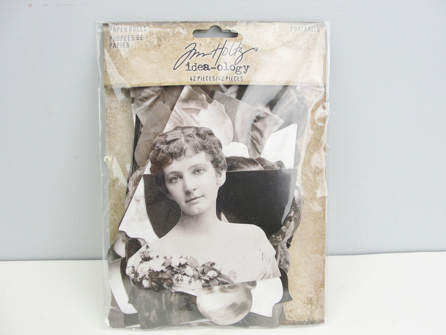 Tim Holtz paper doll portraits