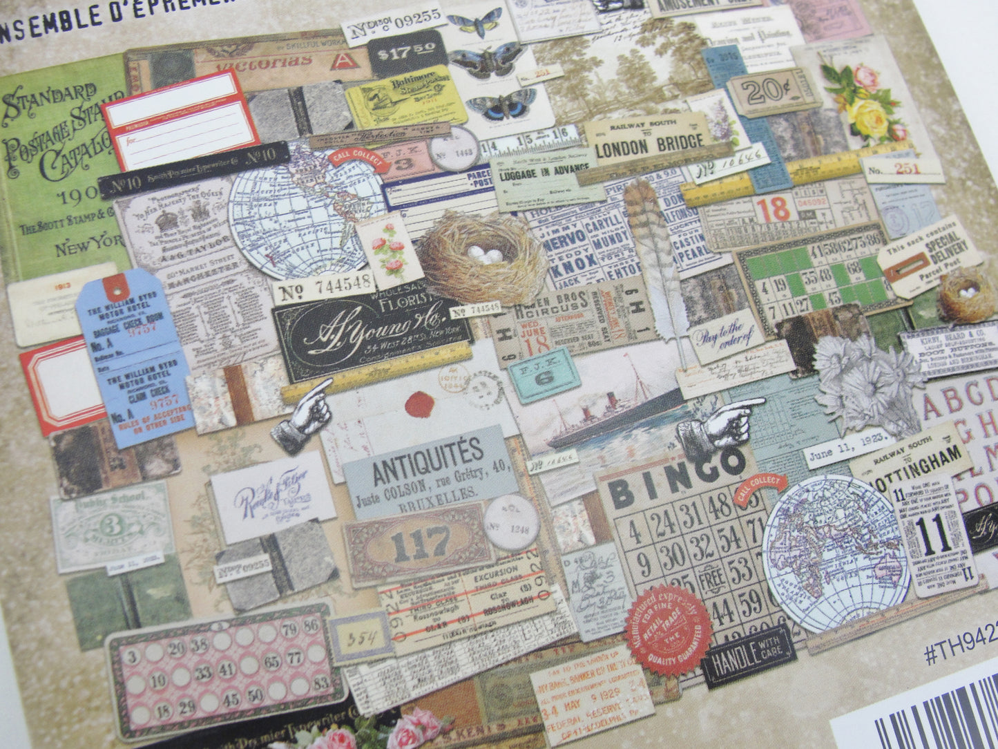 Tim Holtz Memoir ephemera pack