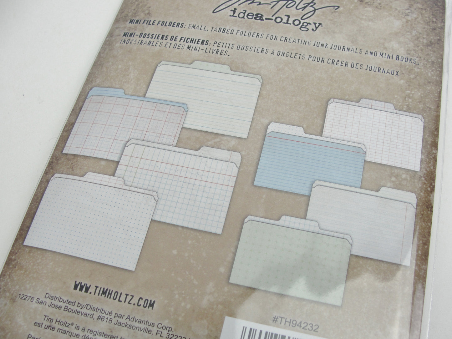 Tim Holtz mini file folders TH94232