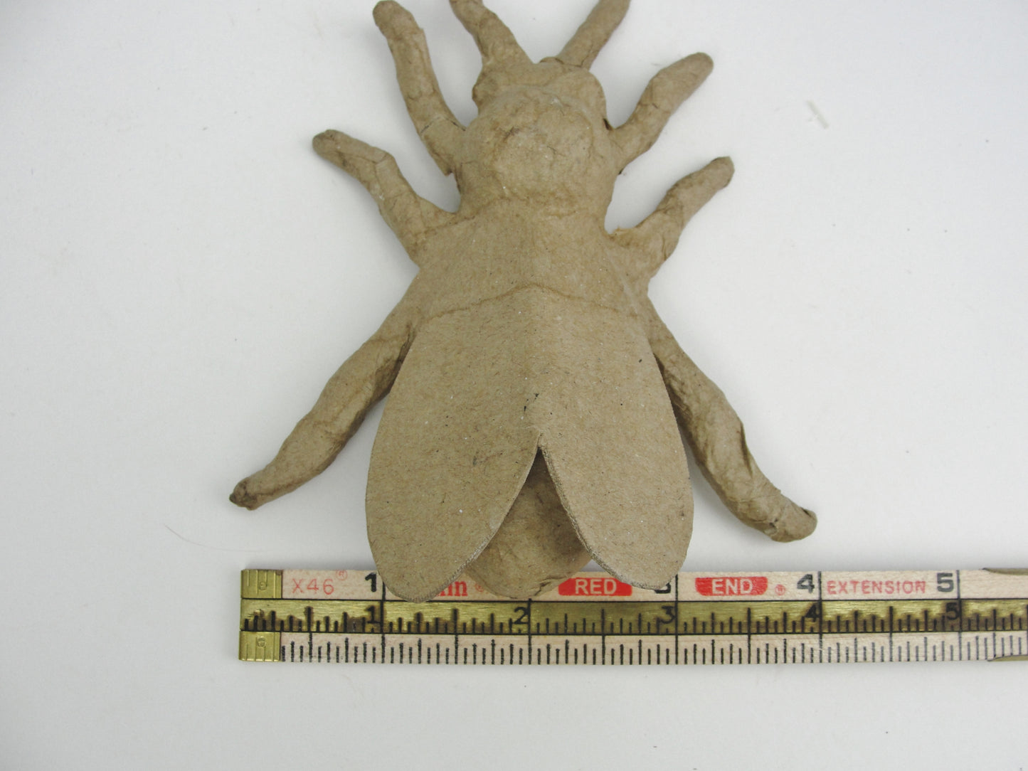 Oversized large paper mache bee