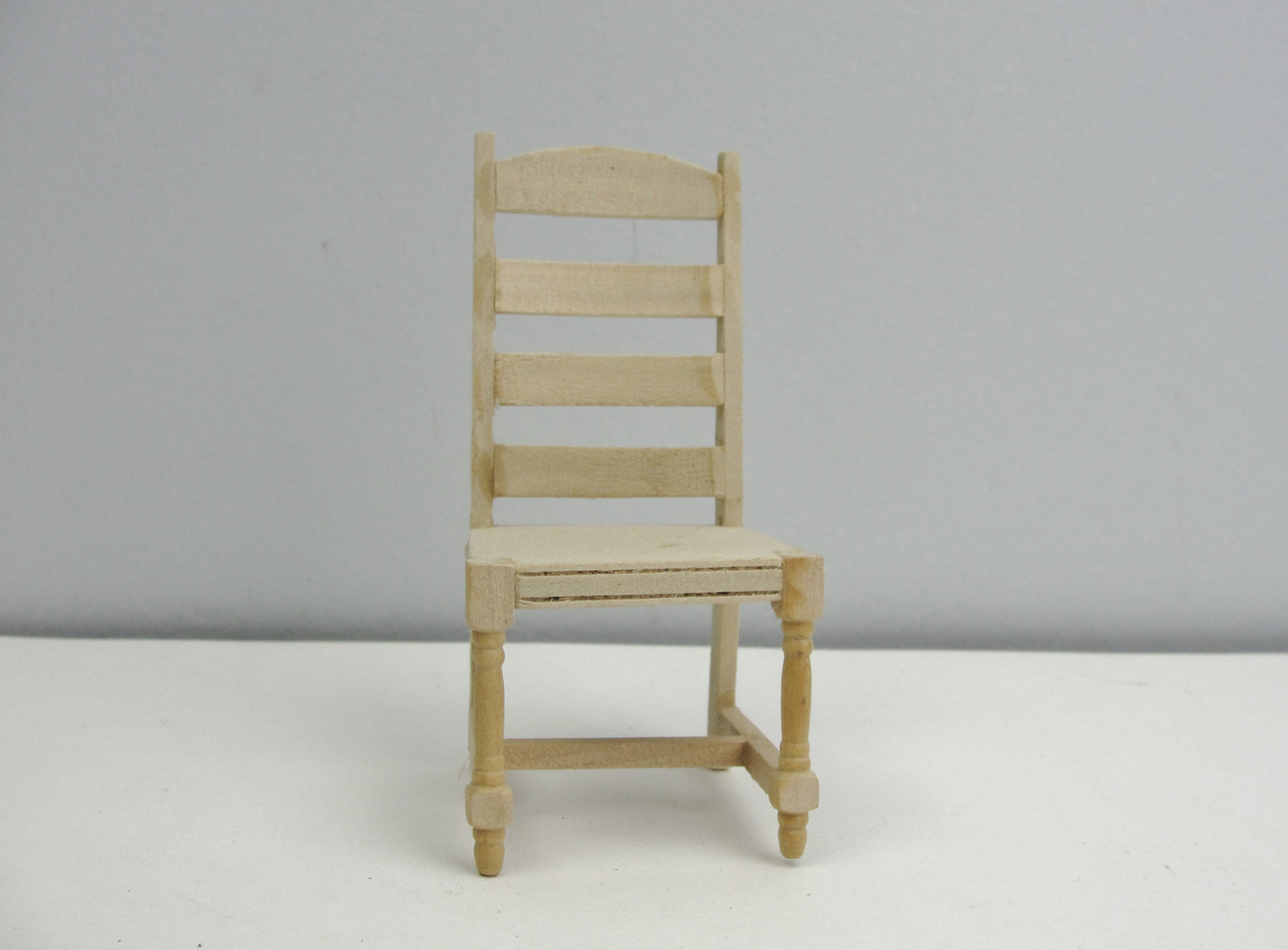 Dollhouse furniture ladder back dining chair