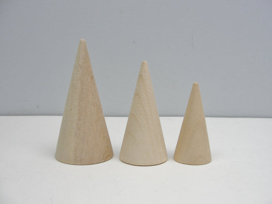 Cone set 2 each of 3 sizes 3", 2.5", 2"