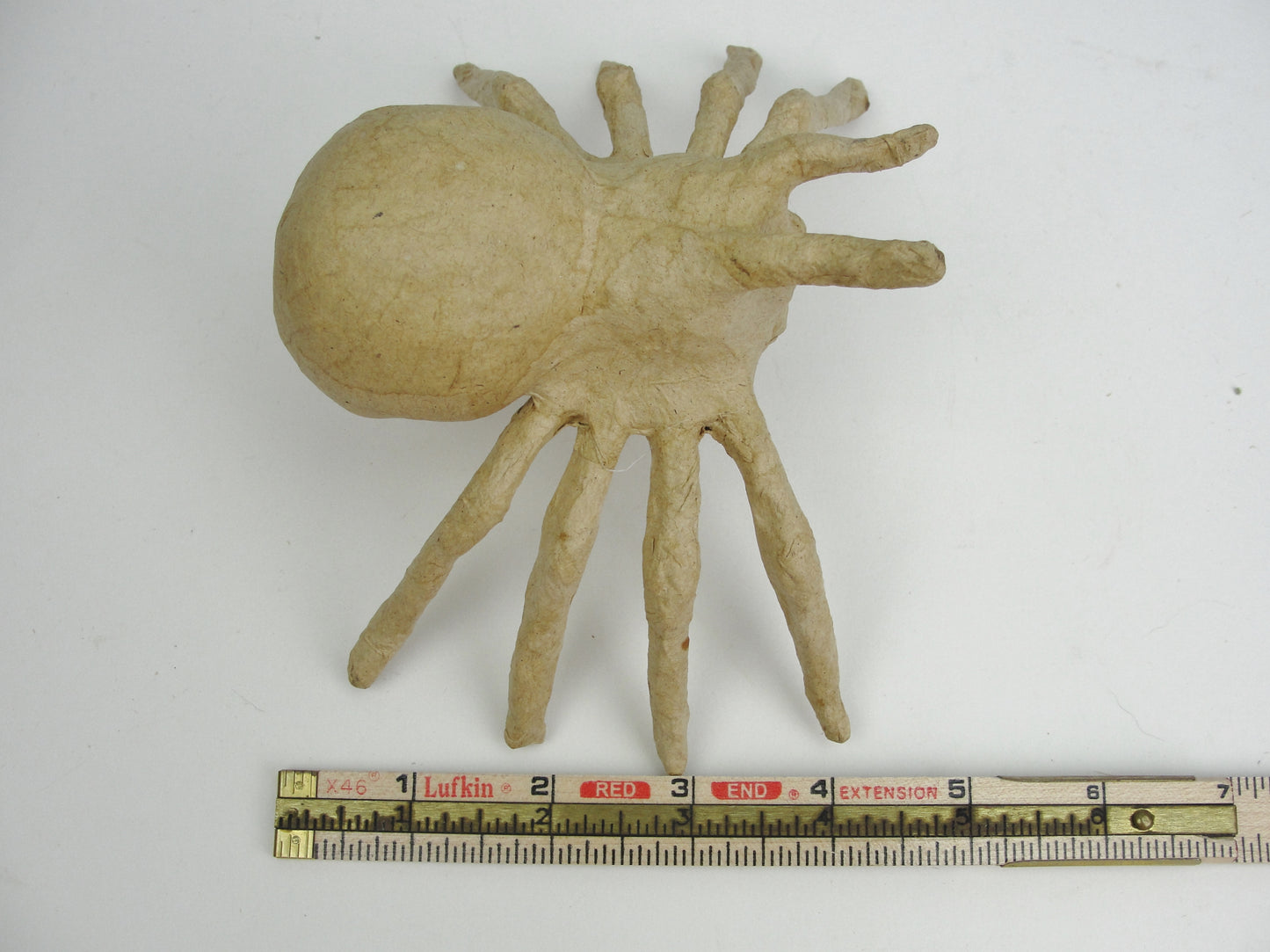 Oversized large paper mache spider