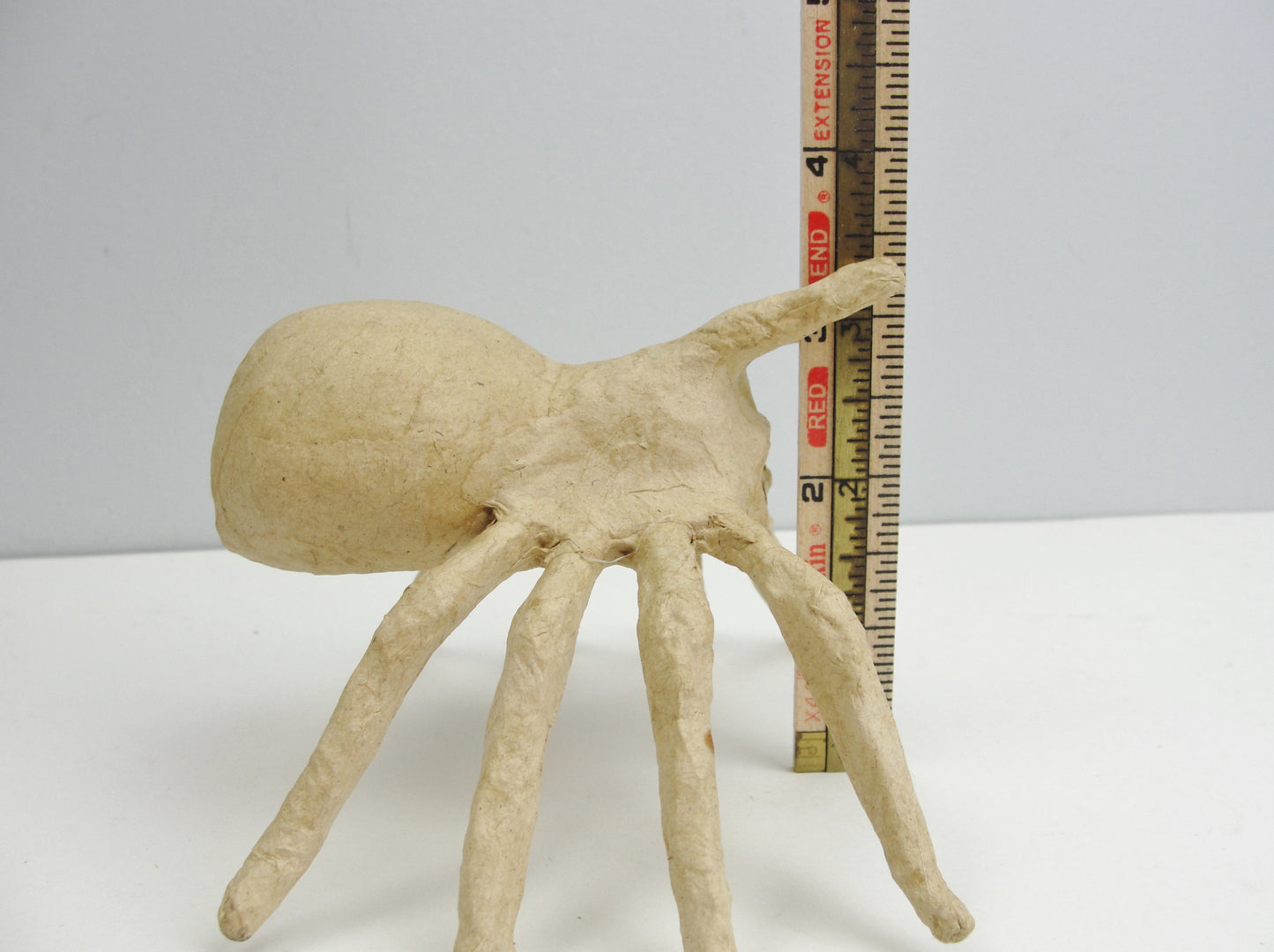 Oversized large paper mache spider