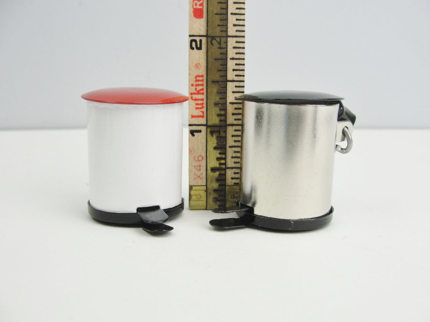 Dollhouse miniature trash can pick your style