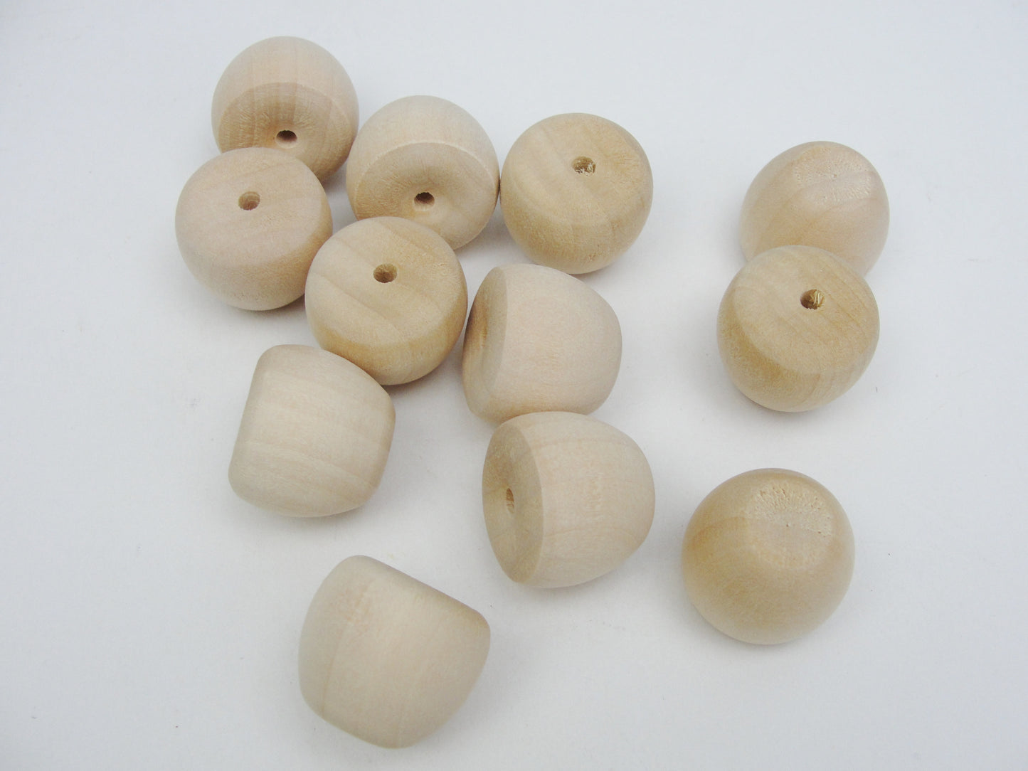 Wooden mini apples or cherries set of 12