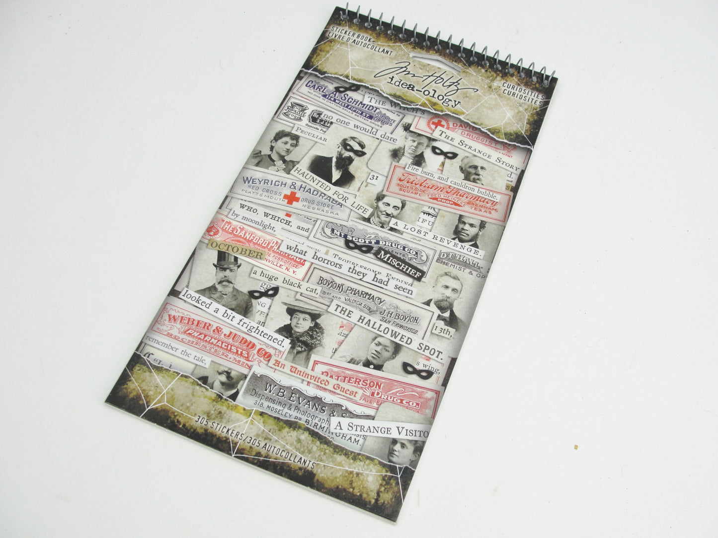 Tim Holtz idea-ology Curiosities sticker book