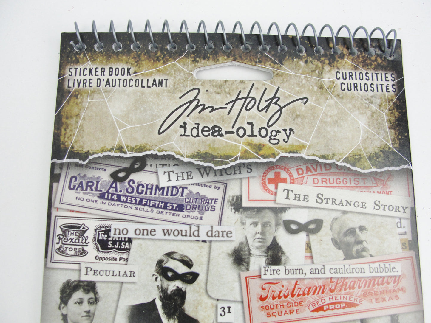Tim Holtz idea-ology Curiosities sticker book