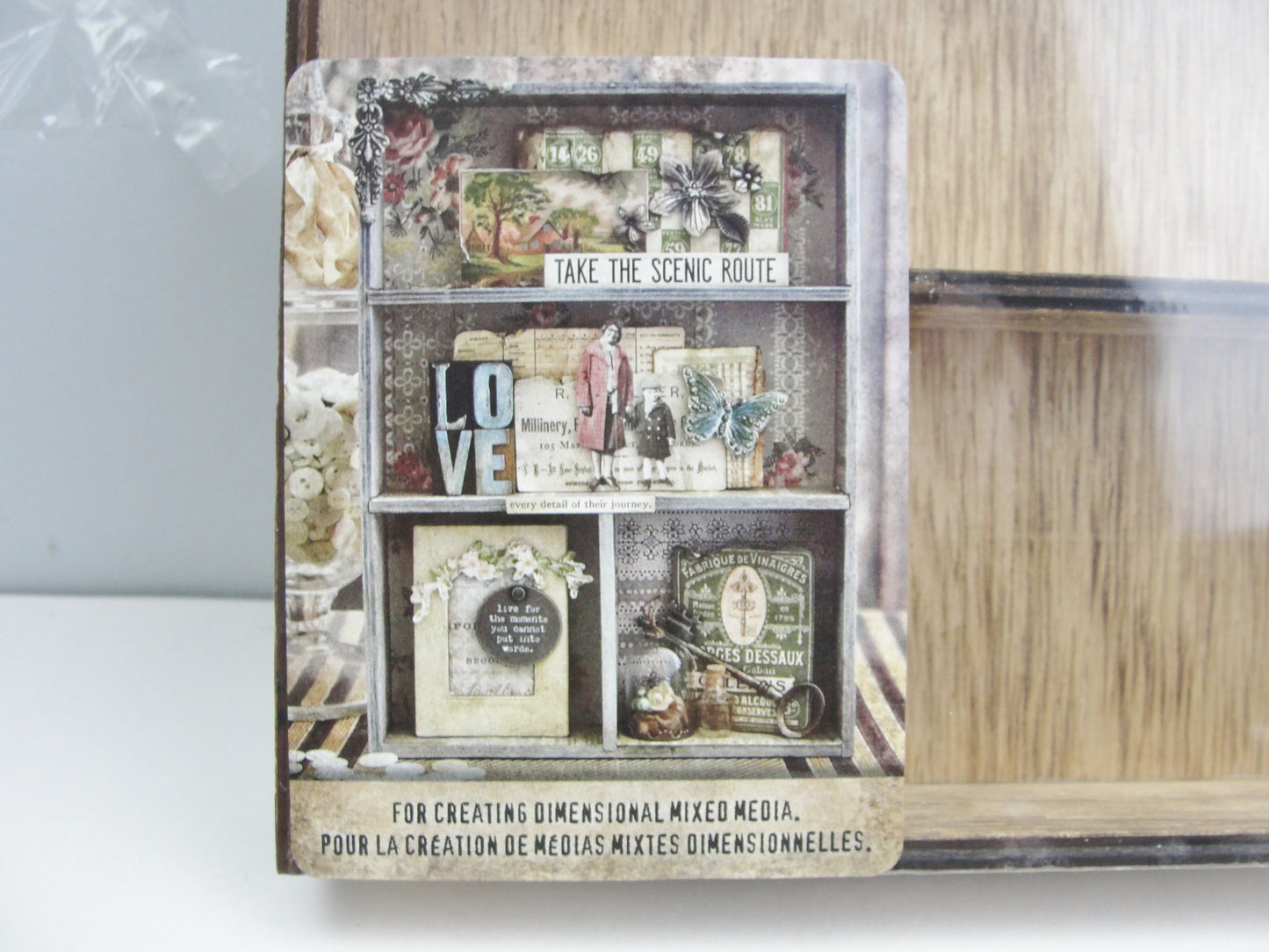 Tim Holtz Vignette divided box