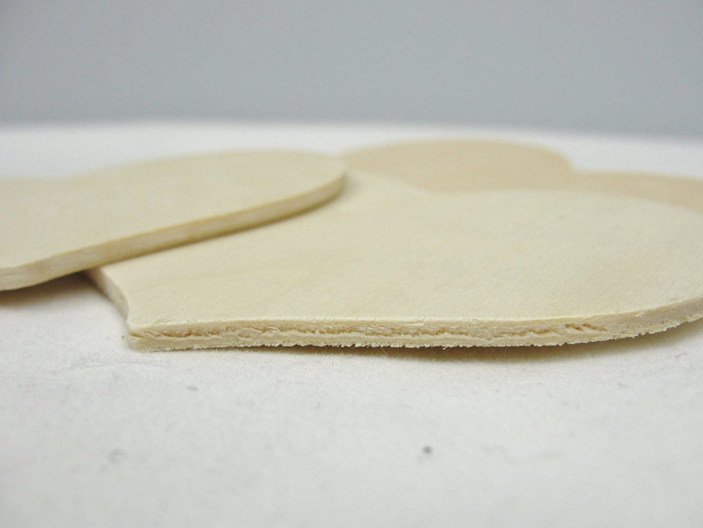 5 wooden country hearts 3 3/8" wide 2 1/2" tall 1/8" thick unfinished - Wood parts - Craft Supply House