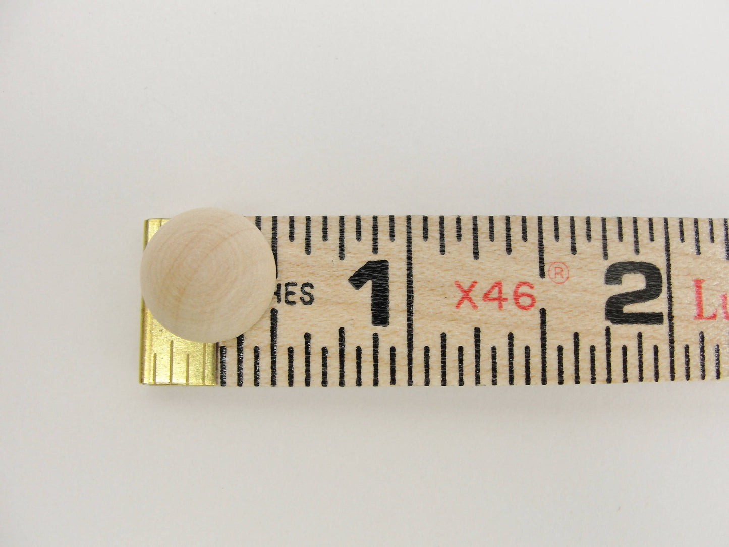 1/2" split wooden balls - Wood parts - Craft Supply House