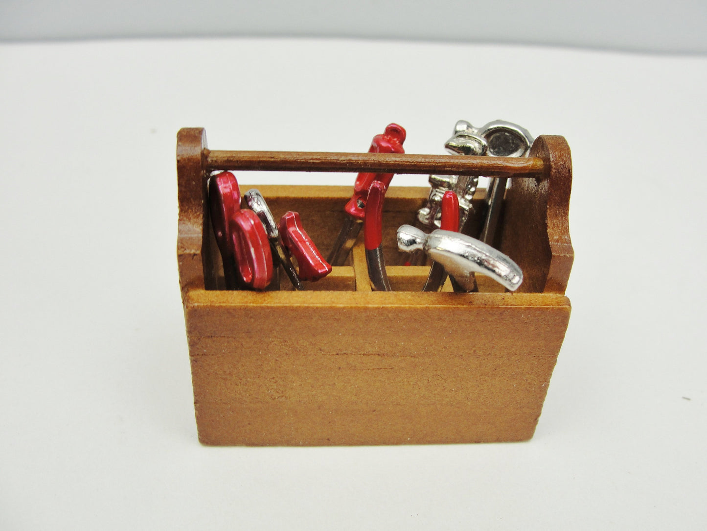Dollhouse miniature tool box and tools - Miniatures - Craft Supply House