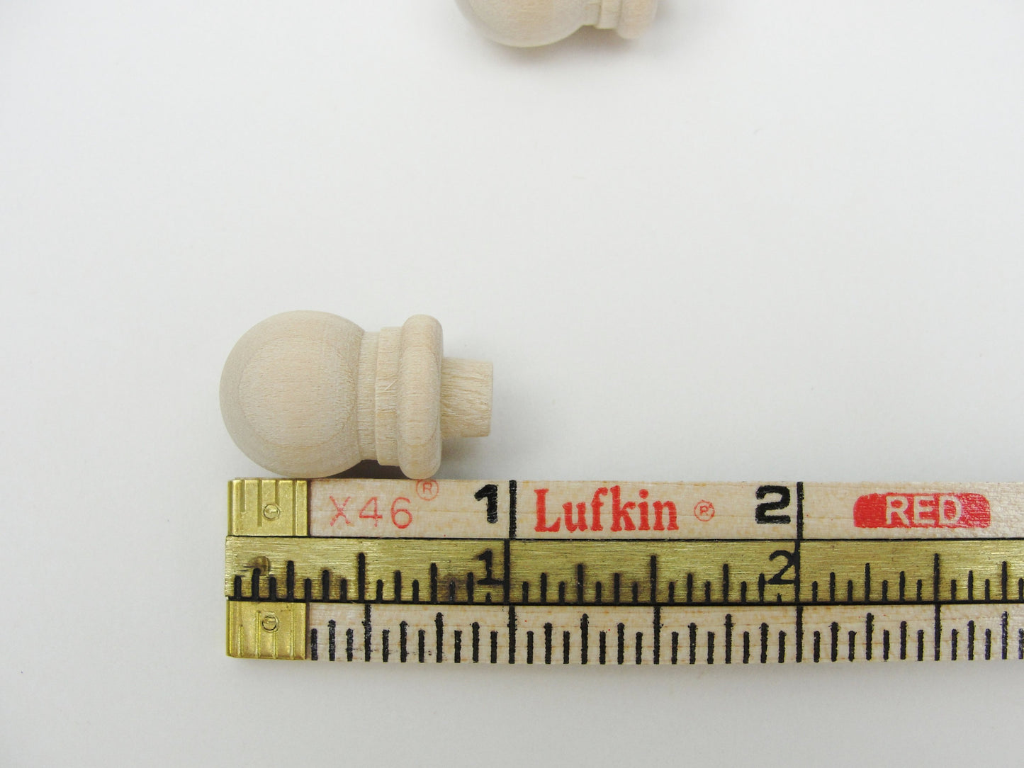 Tiny ball finial set of 6 - Wood parts - Craft Supply House