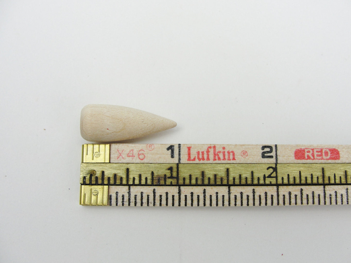 Wooden carrot unfinished DIY set of 6