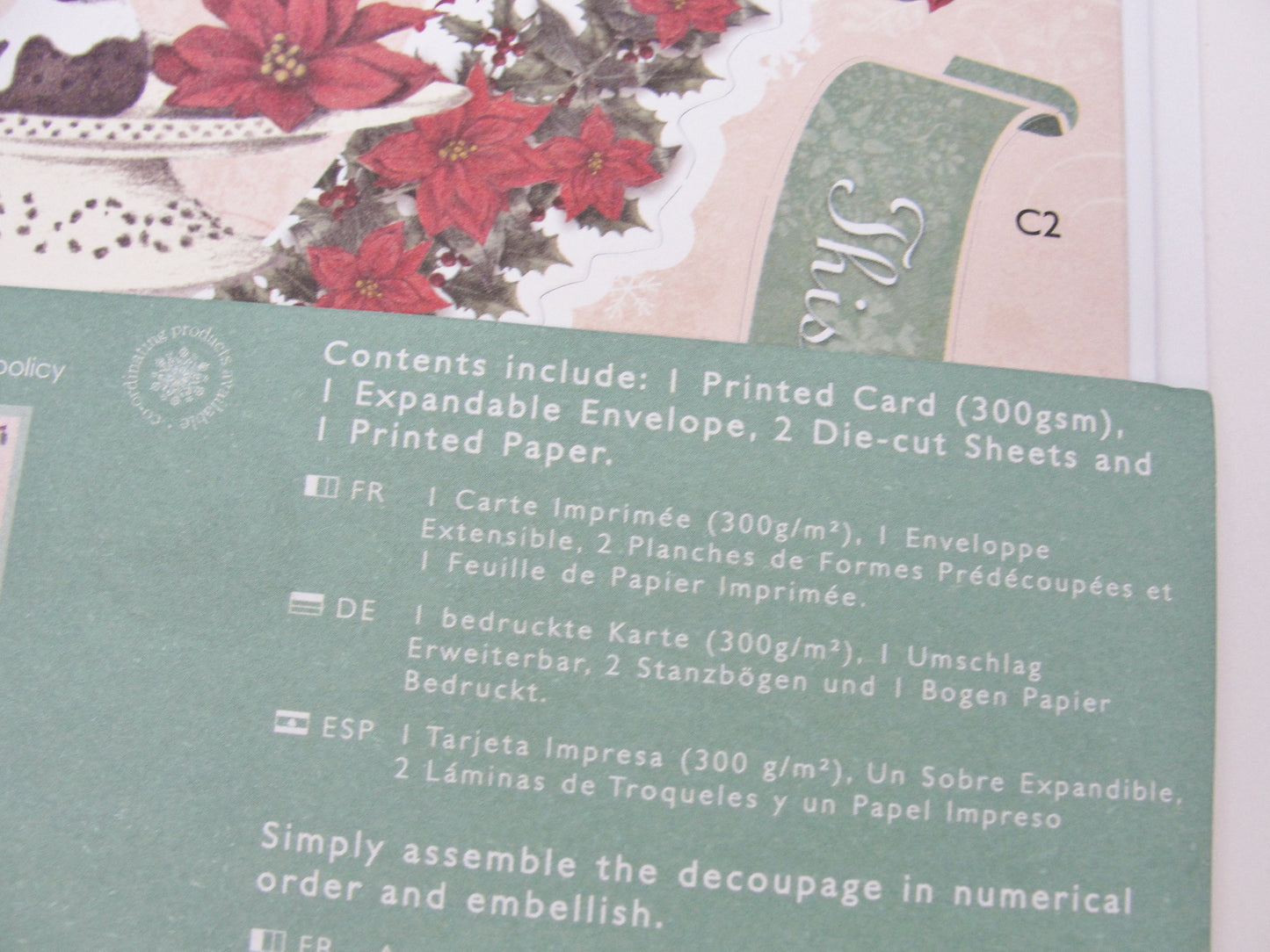Christmas With Love card making kit - - Craft Supply House