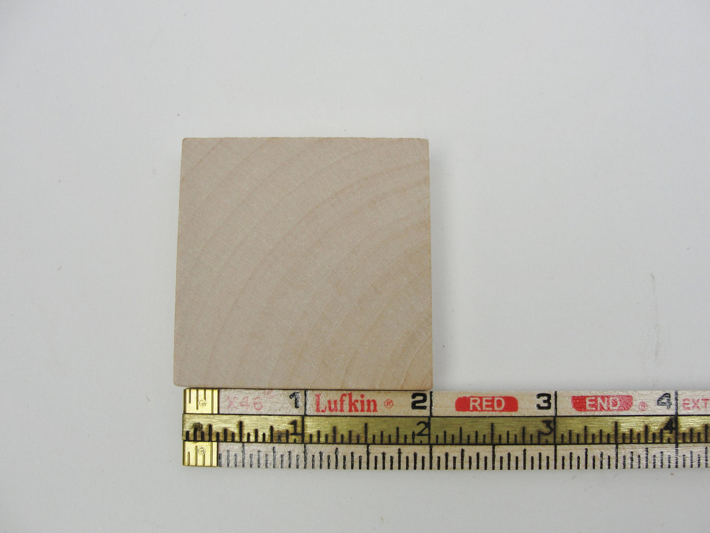 Chunky wood shape set 2" x 1/2" heart, star, oval, triangle, circle, and square - Wood parts - Craft Supply House