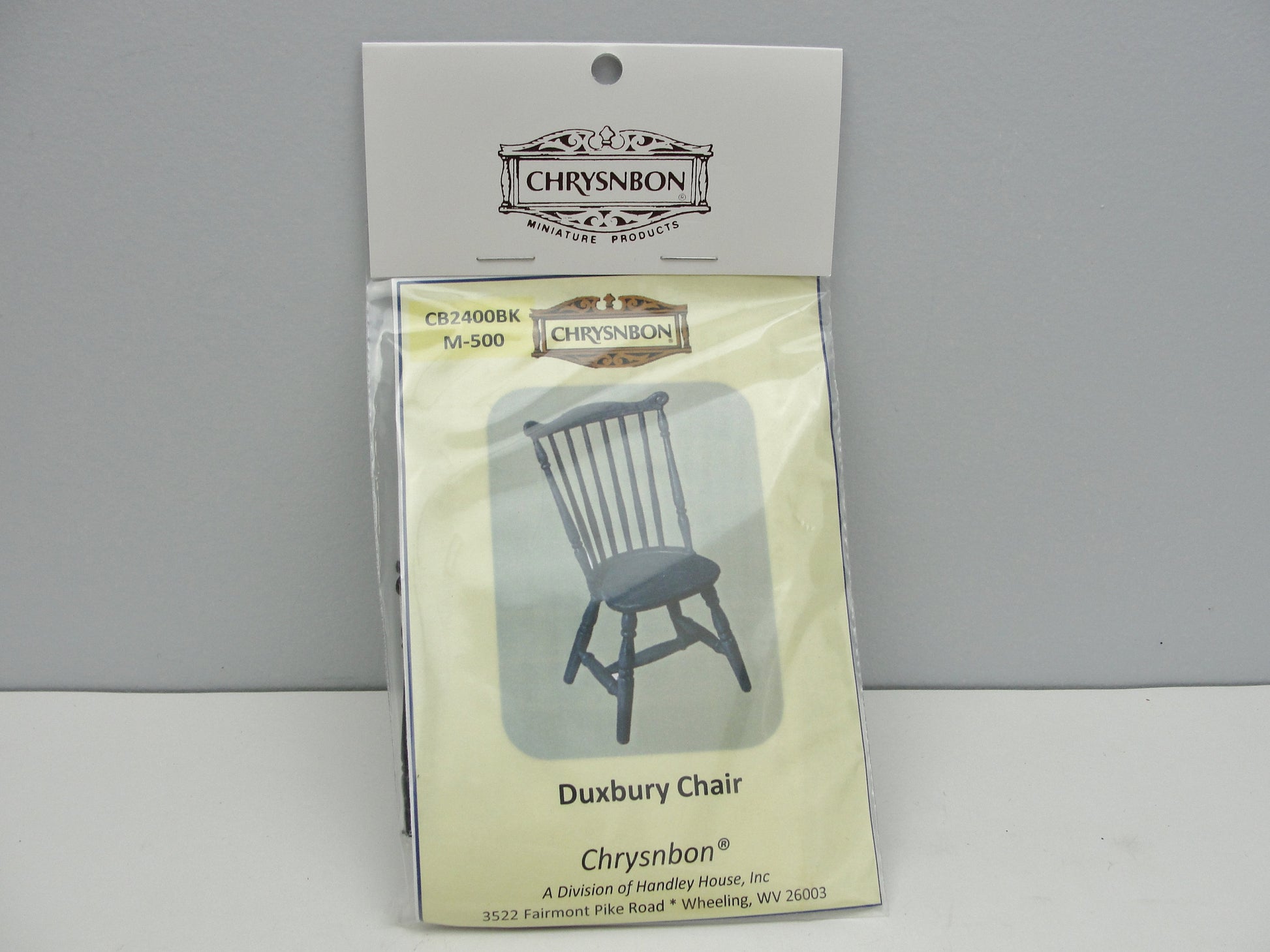 Miniature Duxbury chair kit dollhouse furniture - Miniatures - Craft Supply House