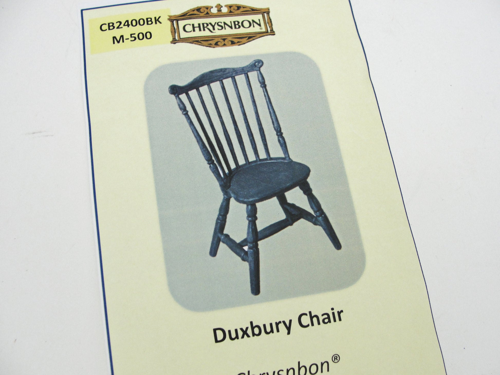 Miniature Duxbury chair kit dollhouse furniture - Miniatures - Craft Supply House