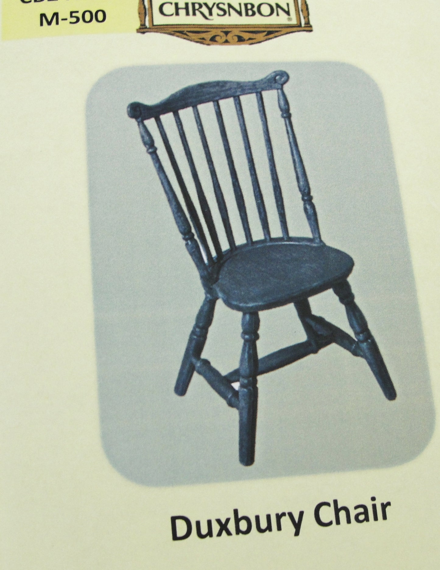 Miniature Duxbury chair kit dollhouse furniture - Miniatures - Craft Supply House