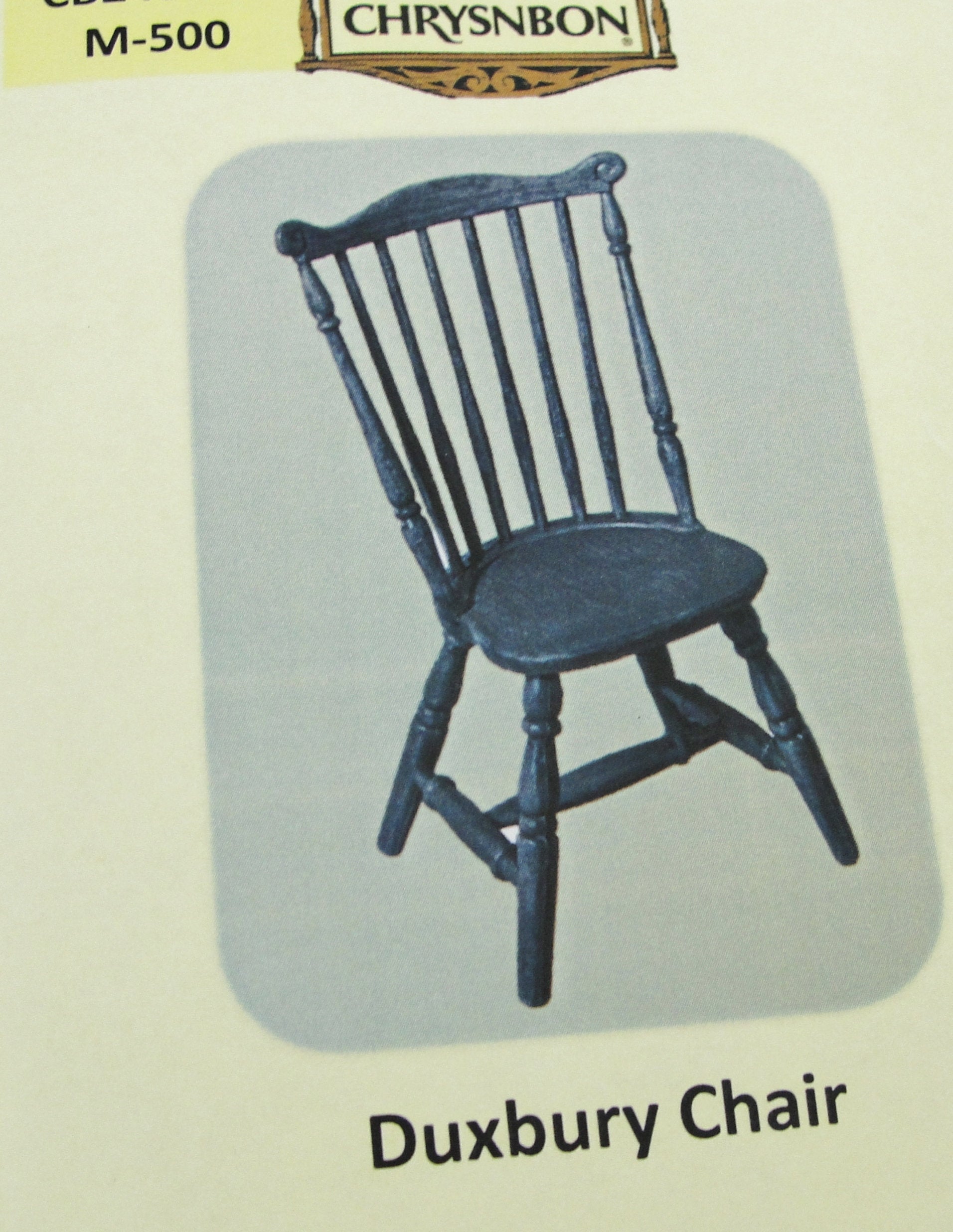 Miniature Duxbury chair kit dollhouse furniture - Miniatures - Craft Supply House