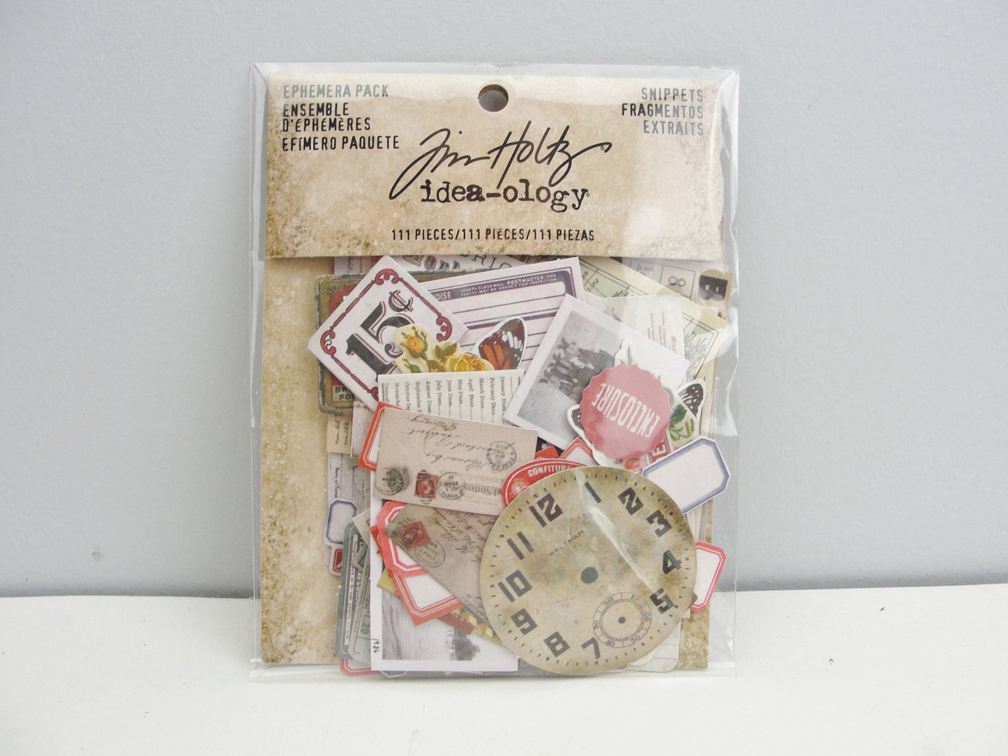 Tim Holtz Snippets ephemera pack