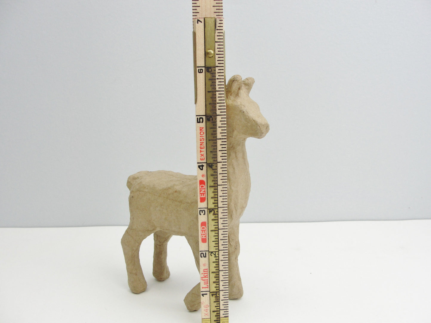 Small paper mache llama