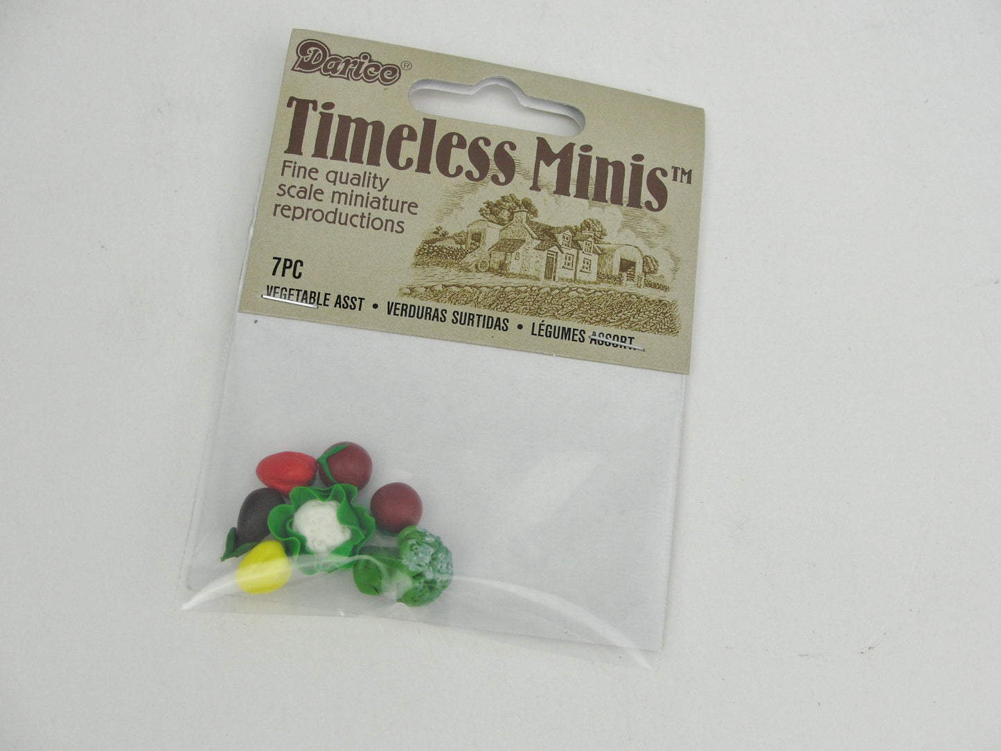 Dollhouse miniature fruit or vegetables you choose