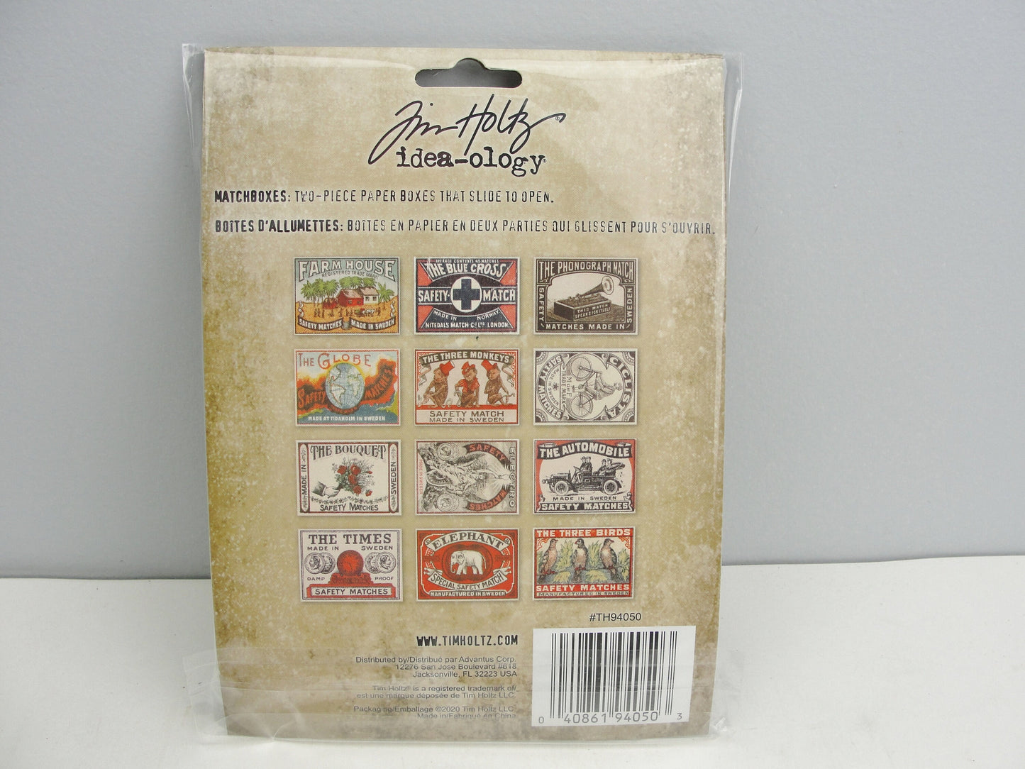 Tim Holtz idea-ology matchboxes
