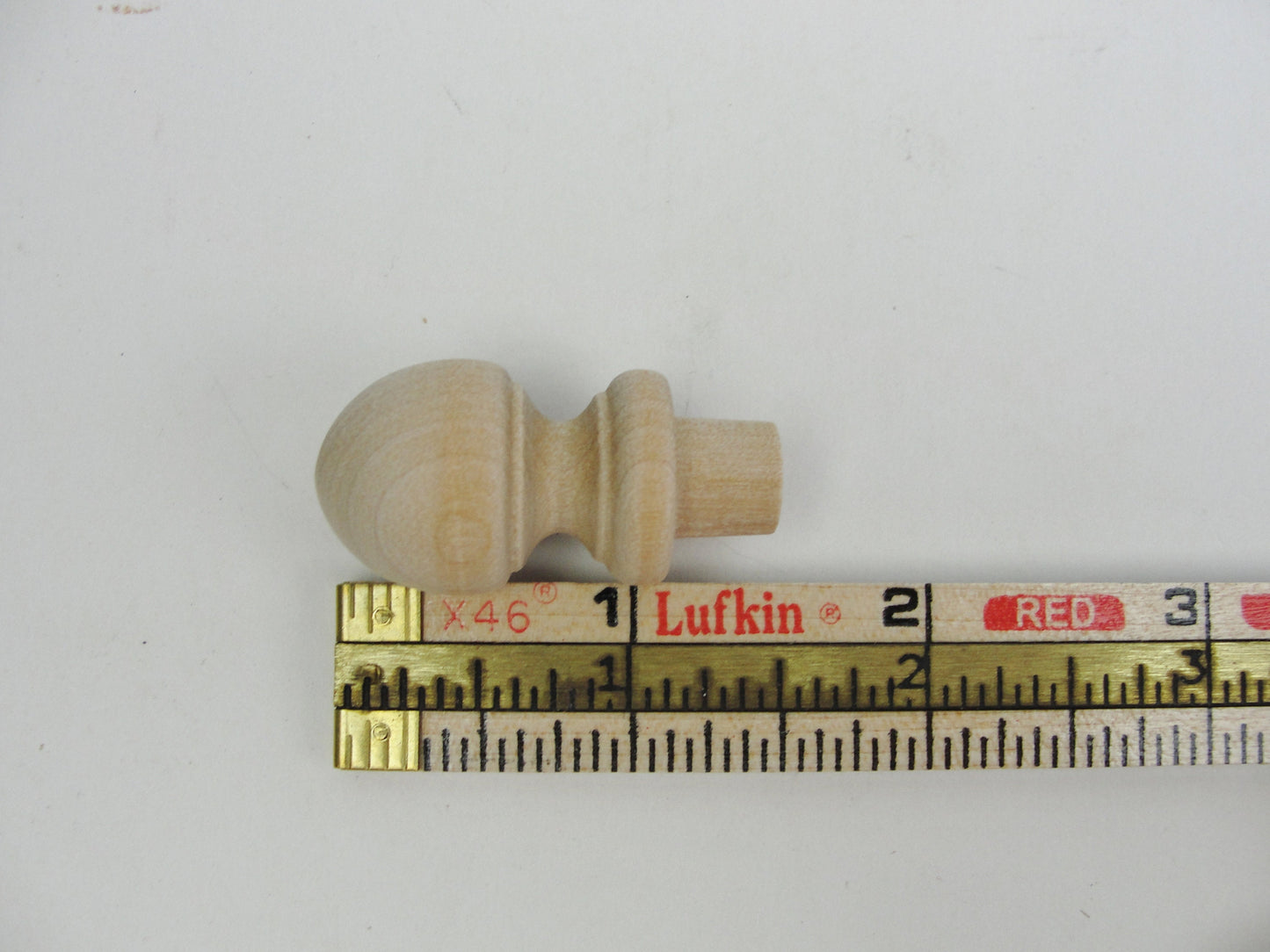 Small acorn top finial set of 6