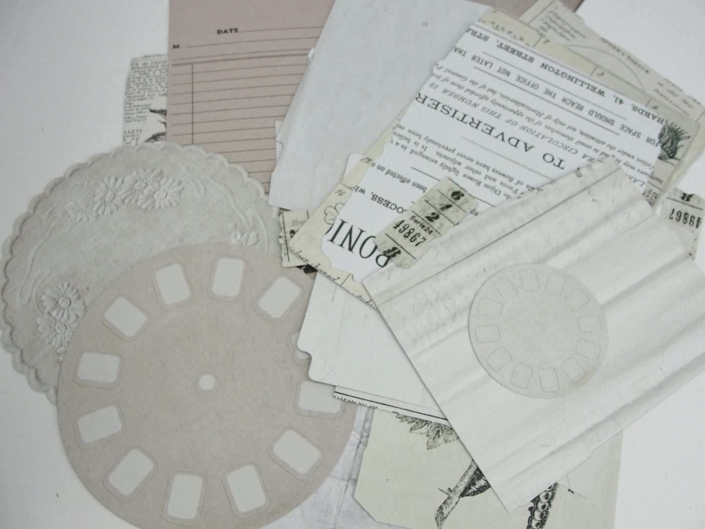 49 and Market Ephemera Stack