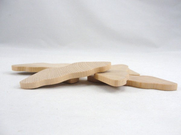 Wooden angel wings set of 6 - Wood parts - Craft Supply House