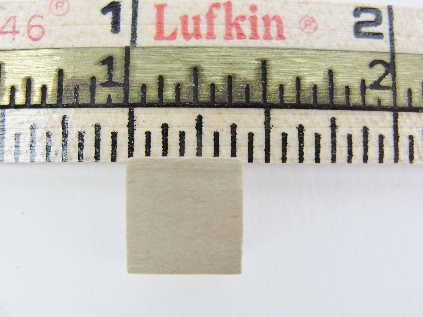 Wooden cube 3/8" set of 12