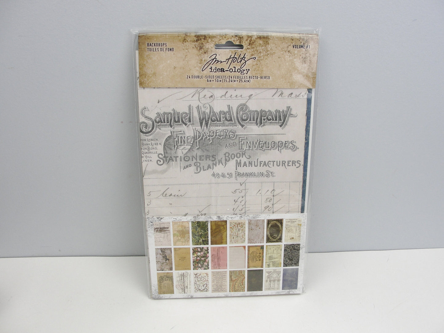 Tim Holtz Backdrops double sided cardstock