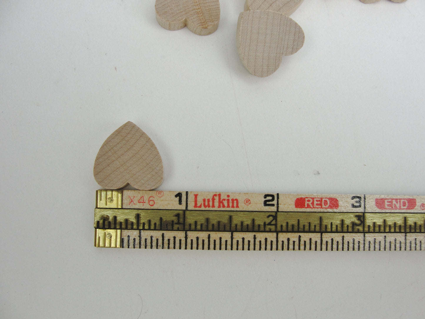 12 Wooden hearts 3/4" wide, 1/4" thick unfinished wood hearts diy