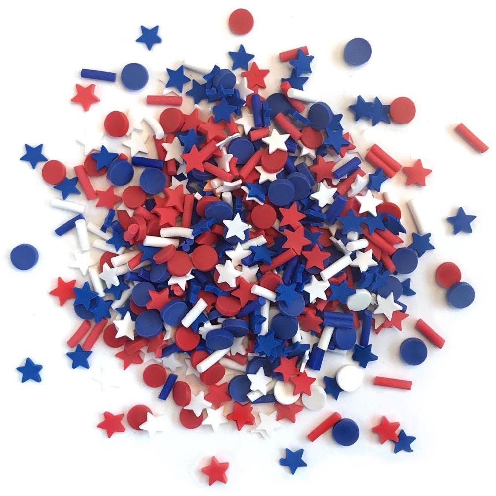 Star Spangled Sprinkletz polymer clay shaker filler