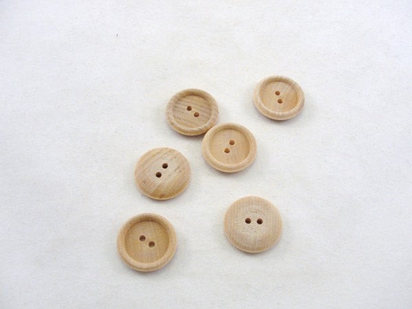 7/8 wooden buttons unfinished – Craft Supply House
