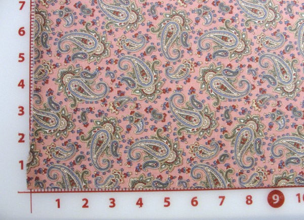 Mauve Paisley fabric yardage - Fabric - Craft Supply House