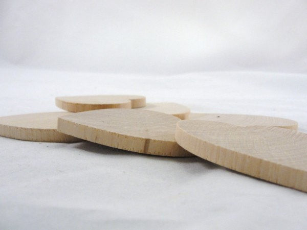 Wooden hearts 2 1/2 inch (2.5") wide 1/4" thick - Wood parts - Craft Supply House